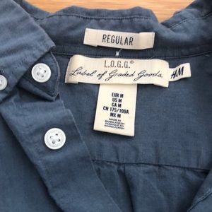 L.O.G.G. Brand New Button Down Shirt /Spruce